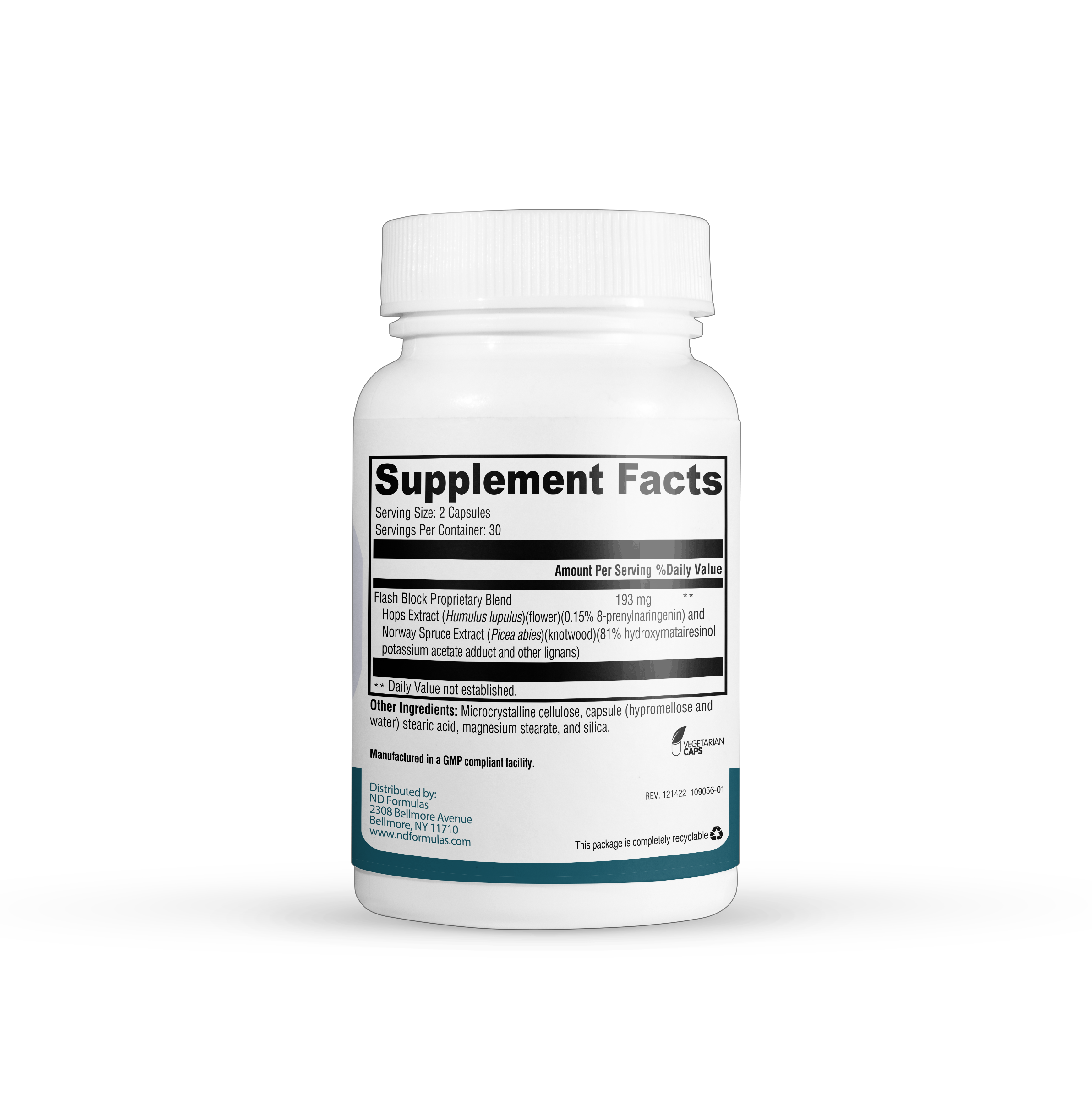 Flash Block — Supplement for Hot Flashes | ND Formulas