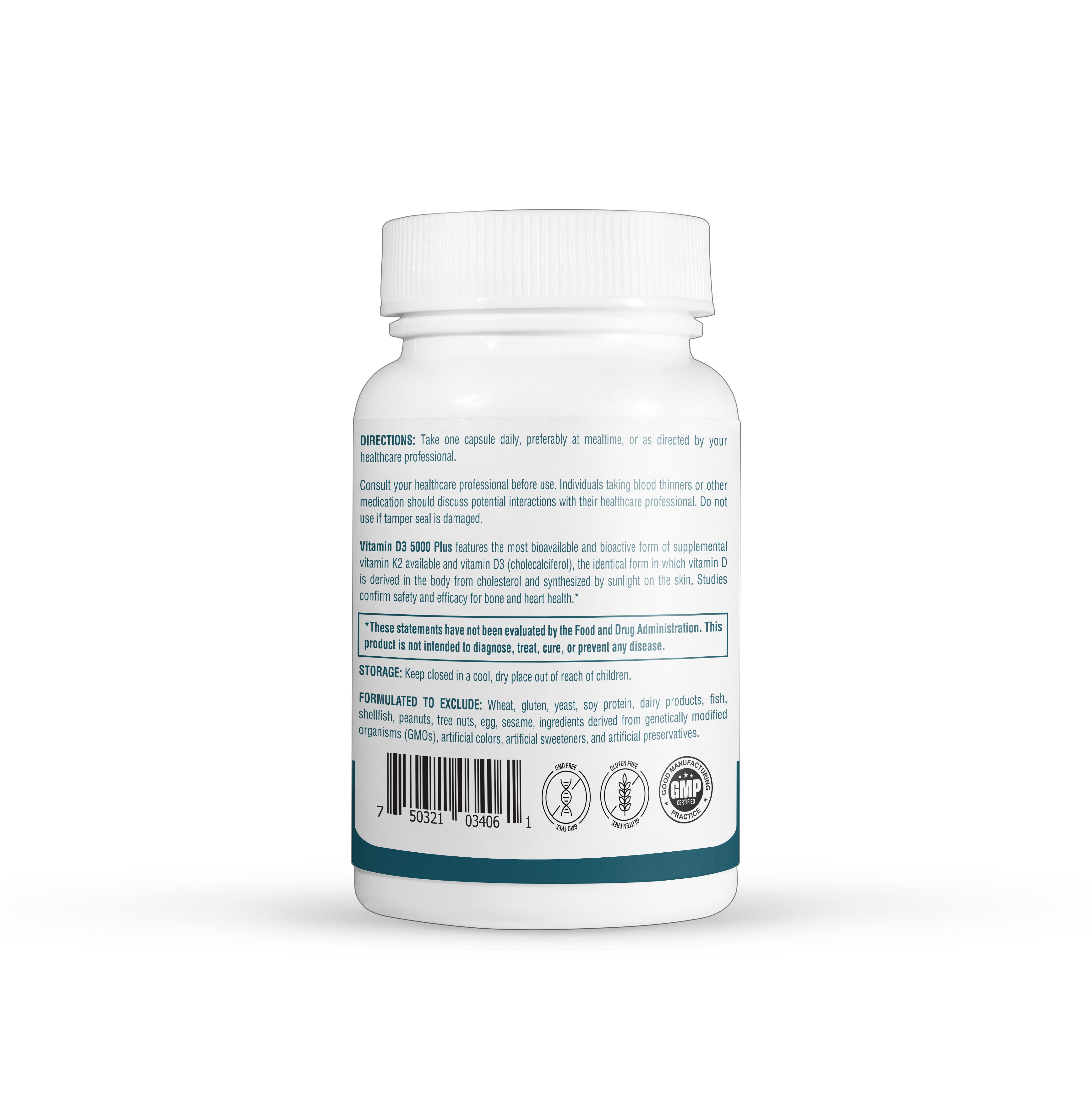 Vitamin D3 5000 Plus — 5000 IU Vitamin D Supplement | ND Formulas